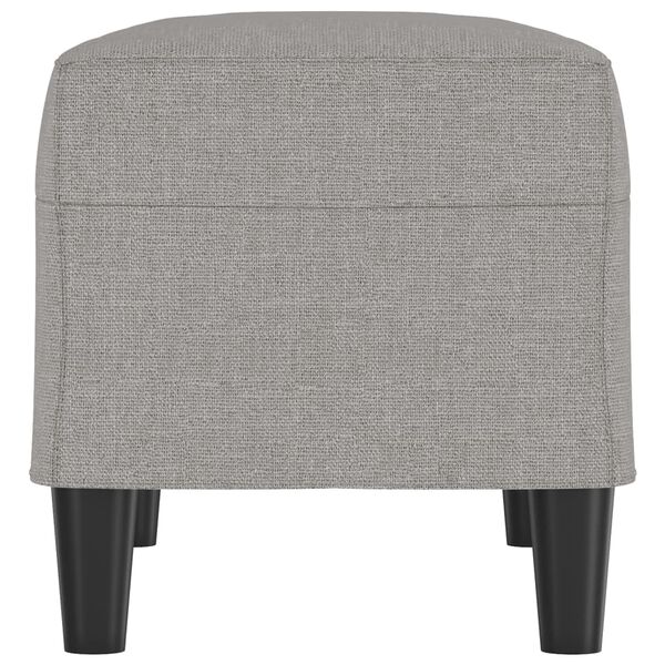 vidaXL Suoliukas, &scaron;viesiai pilkos spalvos, 70x35x41cm, audinys