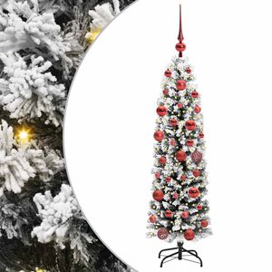 vidaXL Dirbtinė Kalėdų eglutė Žalia 150 cm PVC, plienas ir plastikas