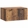 vidaXL Sieninė TV spintelė Sendintos medienos 59,5 x 41 x 30 cm
