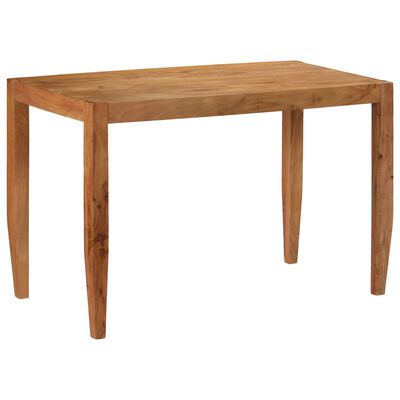 vidaXL Valgomojo stalas, rudas, 120x60x78cm, akacijos masyvas