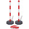 vidaXL 4 stulpelių ir 2 plastikinių grandinių rinkinys, kiekviena 10m