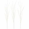 vidaXL LED varinių &scaron;akų kalėdinė dekoracija 3 vnt. Balta 62 cm Plienas