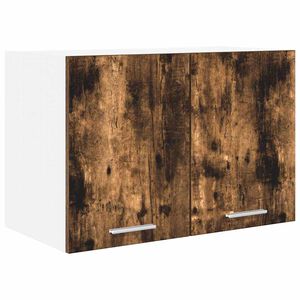 vidaXL Pakabinama spintelė Rūkyto ąžuolo ir baltos 60 x 31 x 40 cm