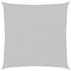 vidaXL Burė nuo saulės, pilka, 3,6x3,6m, 100% oksfordo poliesteris