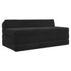 vidaXL Sulankstomas Sofos Lova Juoda 120 x 60 x 49 cm Audinys
