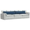 vidaXL Sofa Pagalvės 2 pcs Mėlyna 145 x 40 cm audinys