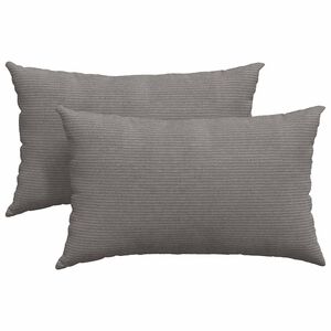 vidaXL Sofa Pagalvės 2 pcs &Scaron;viesiai pilka 50 x 30 cm