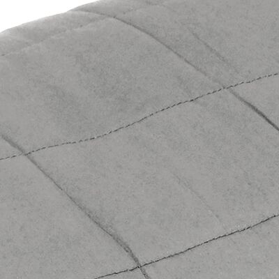 vidaXL Sunki antklodė, pilkos spalvos, 235x290cm, audinys, 15kg