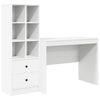 vidaXL Stalas Balta 145.5 x 50 x 127 cm 2 vnt.