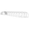 vidaXL Vi&scaron;tų būdas Sidabrinė 1200 x 150 x 100 cm Galvanizuotas plienas