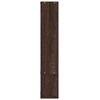 vidaXL Sieninė lentyna, ruda ąžuolo, 96x12x64cm, apdirbta mediena
