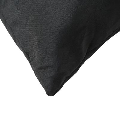 vidaXL Palečių pagalvėlės, 2vnt., juodos spalvos, oksfordo audinys