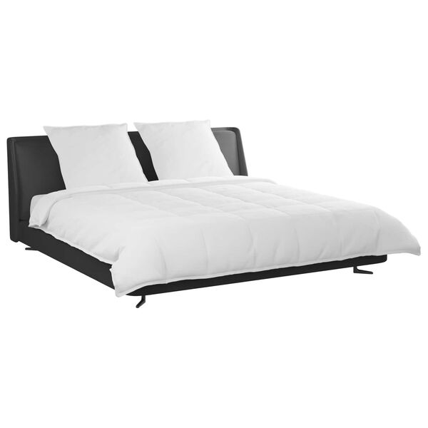 vidaXL Antklodžių rinkinys su pagalve 3 pcs Balta Plunksna