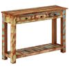vidaXL Konsolinis staliukas, 110x30x76cm, perdirbtos medienos masyvas