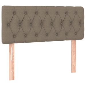 vidaXL Galvūgalis, taupe spalvos, 90x7x78/88 cm, audinys