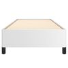 vidaXL Lovos rėmas, baltos spalvos, 100x200cm, dirbtinė oda