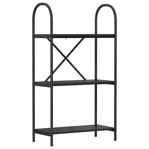 vidaXL Knygų lentyna Juodas ąžuolas 60 x 30 x 109 cm Apdirbta mediena