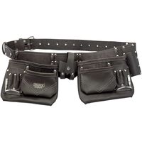 Draper Tools Įrankių diržas su kišenėmis, juodas, rauginta oda, 50mm
