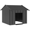 vidaXL &scaron;unų namelis su stogu 85x107x81 cm cinkuoto plieno