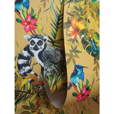 DUTCH WALLCOVERINGS Tapetai Lemur, ochros spalvos