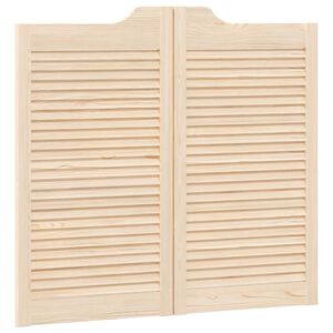 vidaXL Sukamosios durys Natūrali 90 x 50 cm Pu&scaron;ies medienos masyvas
