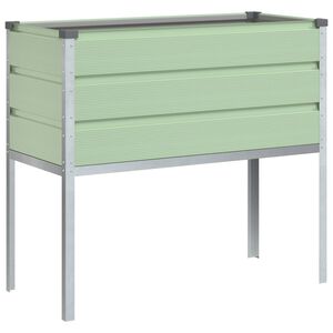 vidaXL Lovelis Palenkinta Žalia 100 x 45 x 90 cm Cinkuota plienas