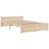 vidaXL Lovos rėmas be čiužinio, 120x200cm, medienos masyvas