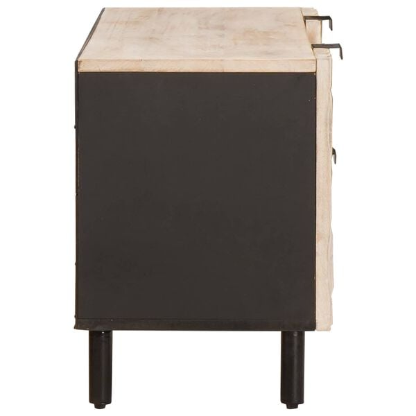 vidaXL Televizoriaus spintelė Baltos skalbimo apdaila 105 x 33 x 46 cm