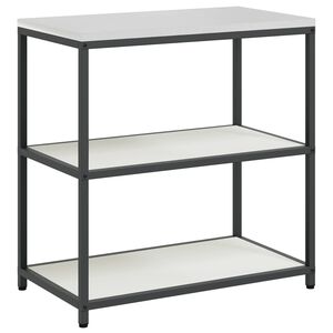 vidaXL Virtuvės lentynų vienetas HATTEM Balta 90 x 50 x 92 cm Plienas