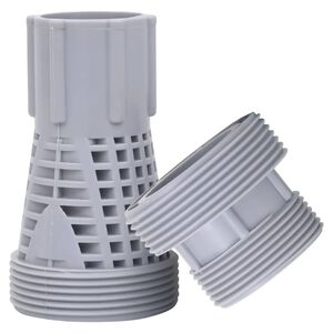 vidaXL Baseino žarnos jungtys, 2 dalių, plastikas