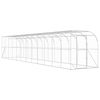 vidaXL Vi&scaron;tų narvas prie sienos Sidabrinė 600 x 150 x 215 cm