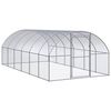 vidaXL Lauko narvas vi&scaron;čiukams, 3x6x2m, galvanizuotas plienas