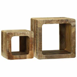 vidaXL TV vienetai 2 vnt. Ruda 36 x 30 x 36 cm Kietas mango medis