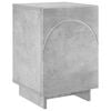 vidaXL Naktinė spintelė Betono pilka 33,5 x 34,5 x 50 cm