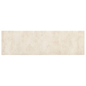 vidaXL Virtuvės kilimas kreminis betonas 150 x 45 cm 100% poliamidas