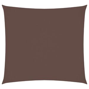 vidaXL Uždanga nuo saulės, ruda, 2x2m, oksfordo audinys, kvadratinė