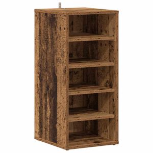 vidaXL Spintelės batams, 2vnt., sendintos medienos, 32x35x70cm, MDP