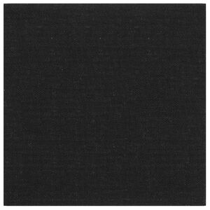 vidaXL Sieninis galvūgalis 12 vnt. 30 x 30 cm Juoda audinys