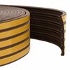 vidaXL Savipolimerinis langų sandariklis Ruda 15 x 8 mm 100 m
