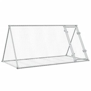 vidaXL Narvelis triu&scaron;iams, sidabrinis, 200x105x91cm, plienas