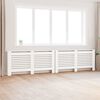 vidaXL Radiatoriaus uždangalai, 2vnt., balti, 172x19x81,5cm, MDF