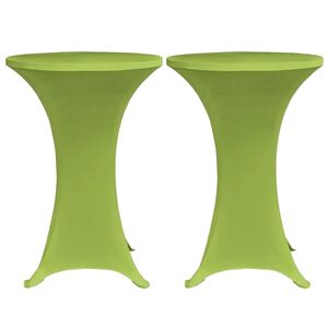 vidaXL Tampri staltiesė, 2 vnt., Skersmuo 60 cm, Žalios spalvos