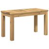 vidaXL Kavos staliukas Balta 60,5 x 30 x 36 cm Kietos akacijos mediena
