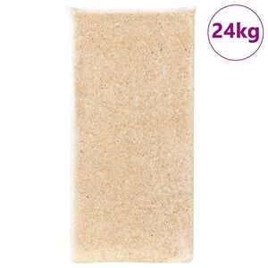 vidaXL Medžio drožlės gyvūnų patalynei, mink&scaron;ta mediena, 24 kg