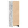 vidaXL Virtuvės spintelė, betono pilka, 38x41,5x131,5cm, mediena