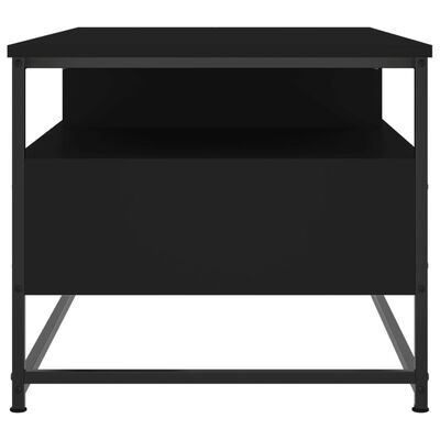vidaXL Kavos staliukas, juodos spalvos, 100x51x45cm, apdirbta mediena