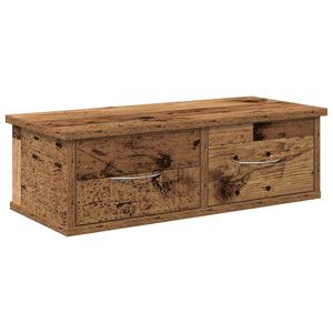 vidaXL Sieninė Spinta Old Wood 60x26x18,5 cm Inžinerinė mediena