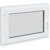 vidaXL Požeminio lango RISOR 90 x 70 cm PVC ir stiklas Antracito