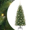 vidaXL Dirbtinė Kalėdų eglutė Žalia 150 cm PE ir PVC