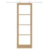 vidaXL Slankios durys ORKDAL Natūrali 78 x 232 cm